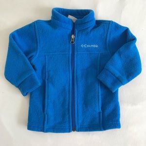Baby Columbia blue fleece jacket